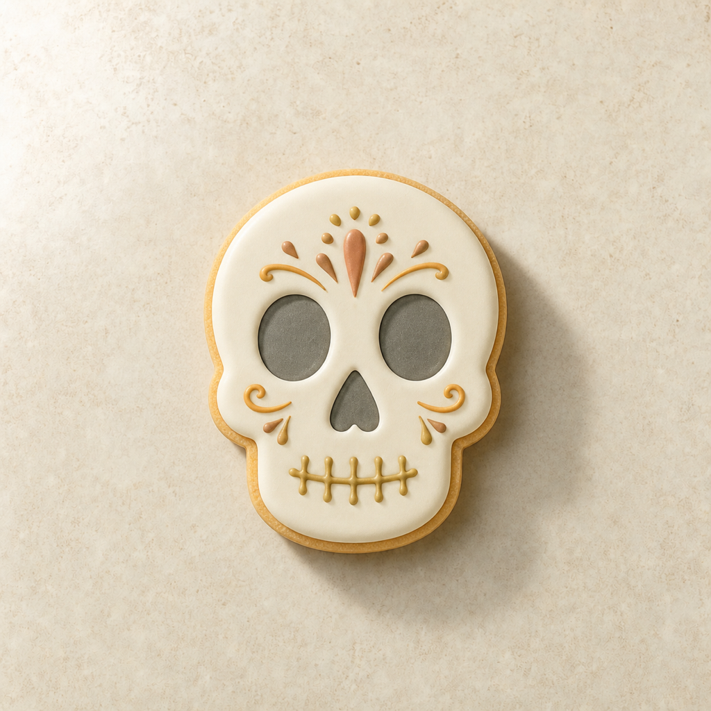 Skull cookie